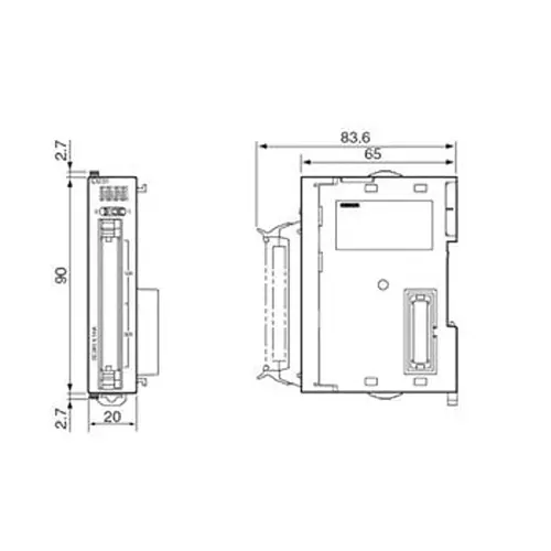 omron-programmable-controller-20-between-external-terminals-and-gr-terminal-at-100-v-dc-cj1w-id233