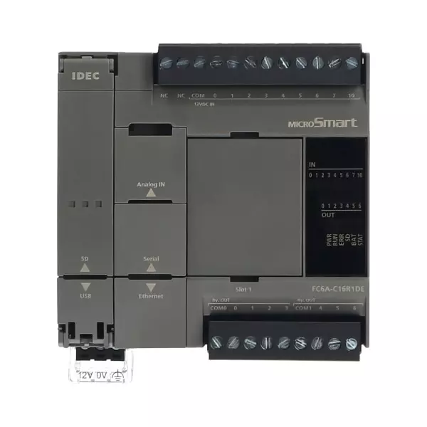IDEC Fc6A Type Programmable Controller All-In-One Cpu Module, FC6A-C16K1DE