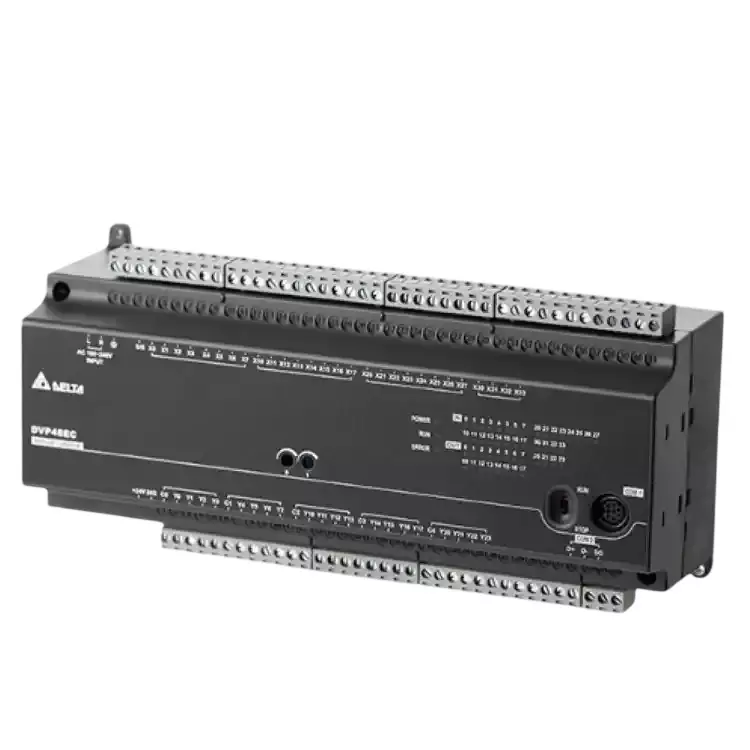 Delta Non Expandable Microprocessing Unit with 100-240 V AC Main Supply Voltage, 28 Digital Input and 20 Digital Output Relay II Type, DVP48EC0OR3