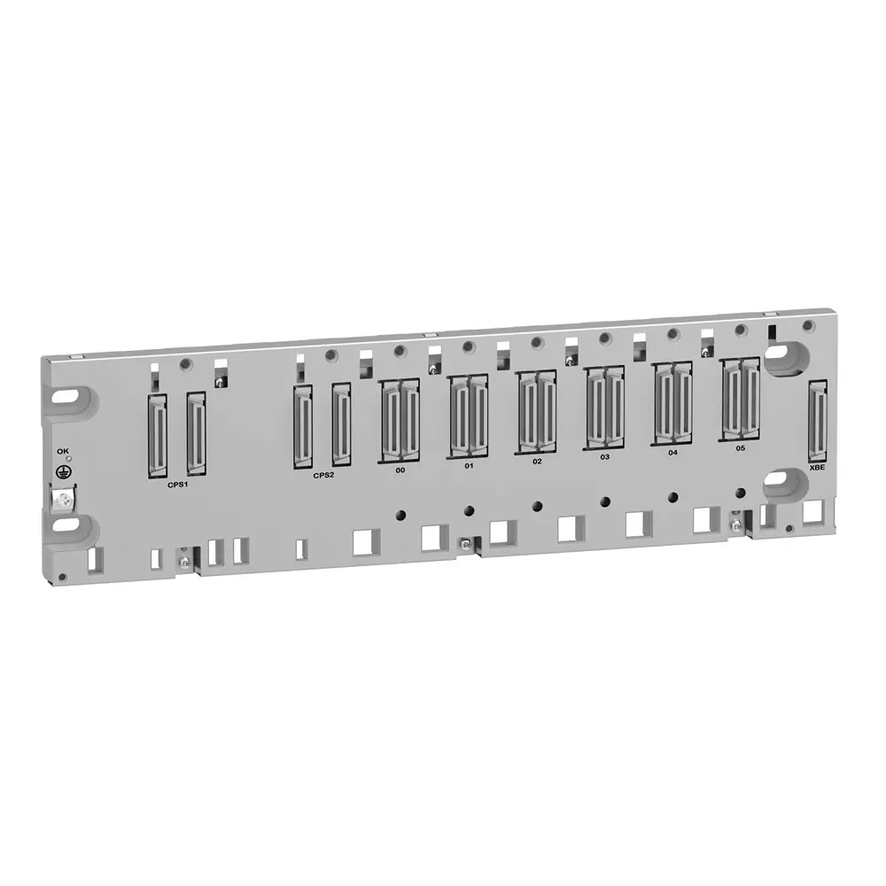 Schneider Electric Modicon X80 Ethernet Backplane 6 Slots 191 mW 3.3 V DC, 3.6 W 24 V DC, BMEXBP0602H