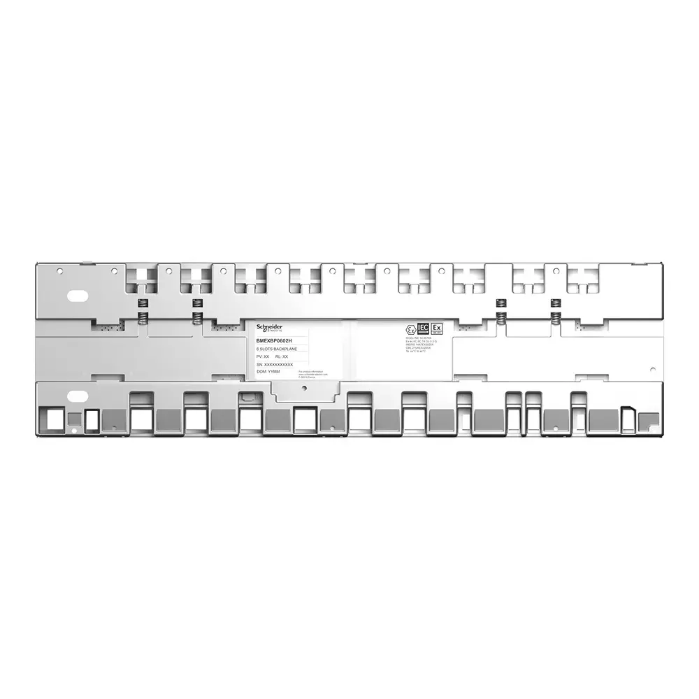 Schneider Electric Modicon X80 Ethernet Backplane 6 Slots 191 mW 3.3 V DC, 3.6 W 24 V DC, BMEXBP0602H
