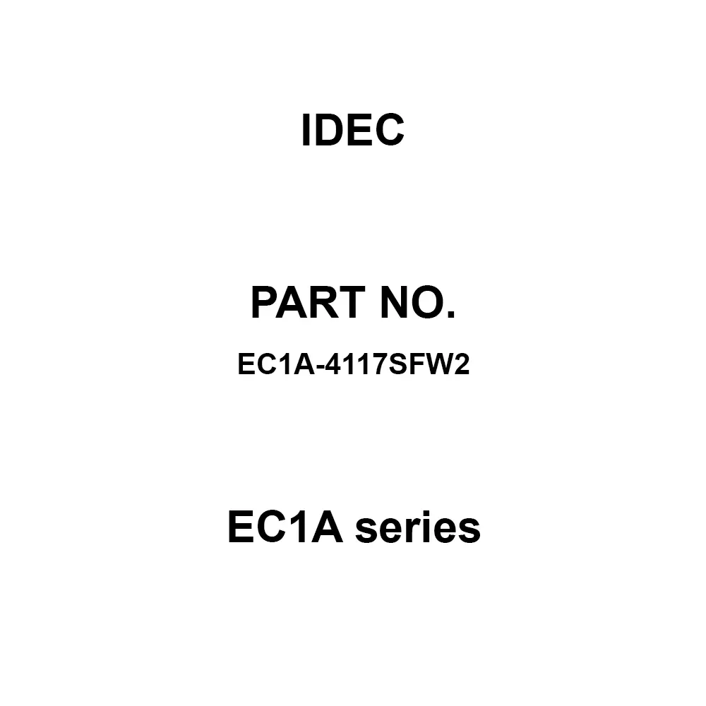 IDEC EC1A Series With Wiring/Stand-Alone Type 500 V, EC1A-4117SFW2
