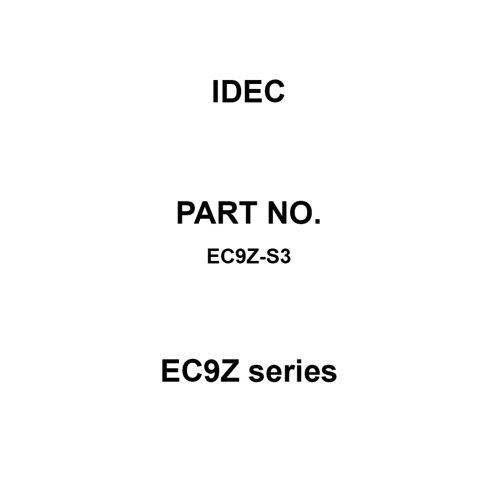 IDEC EC9Z Series Sus (Pipe)/Aluminum (Stand, Base), EC9Z-S3