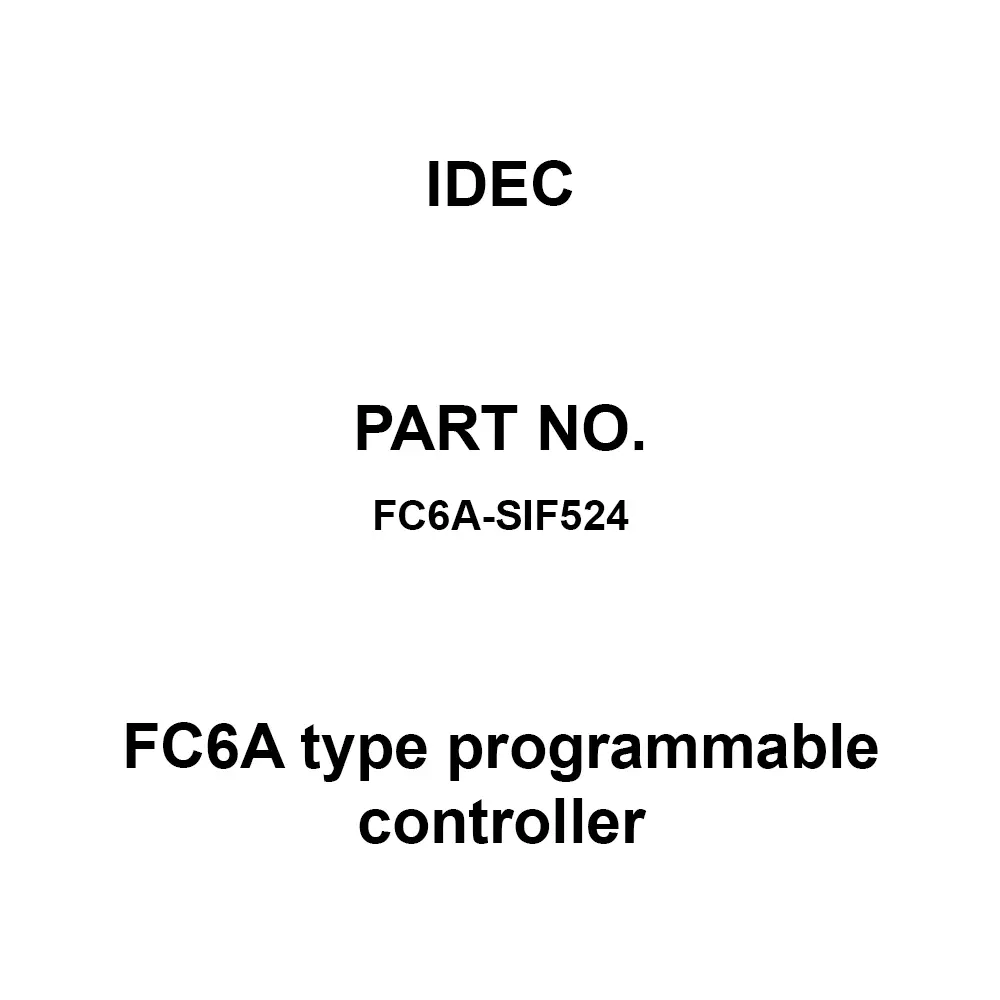 IDEC Fc6A Type Programmable Controller Communication Module Rs232C/Rs485 Communication Module, FC6A-SIF524