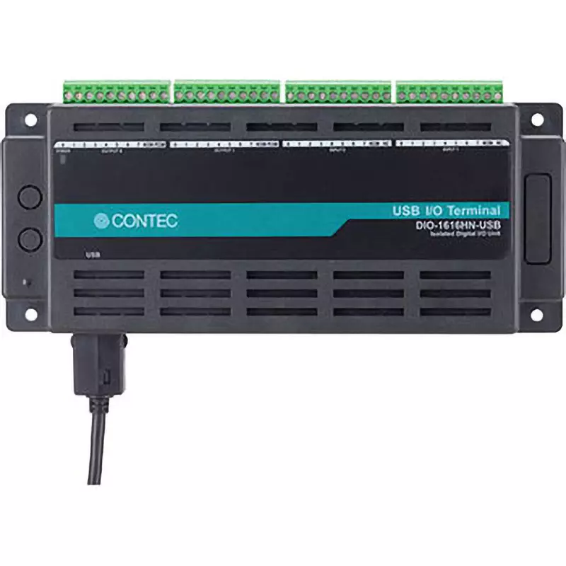 CONTEC Isolated Digital I/O Unit 300 mA (Max.)(DC 5 V), DIO-1616HN-USB