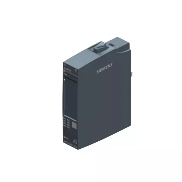 Siemens ET 200SP Series I/O Expansion Module DI 8x24 VDC ST PU1 with 24 V DC Rating and 1 W Power Loss, 6ES71316BF010BA0