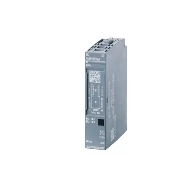Siemens ET 200SP Series I/O Expansion Module DQ 4x24 V DC/2 A ST with 24 V DC Rating and 1 W Power Loss, 6ES71326BD200BA0