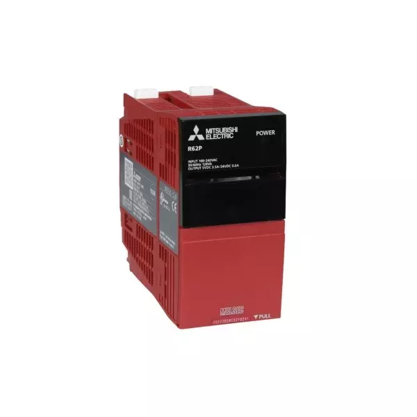 Mitsubishi Electric IQ-R Series Power Supply Module 100-240 V AC 3.5 A Output on 5 V, R62P