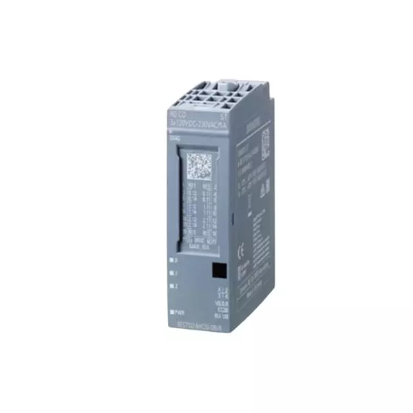 Siemens ET 200SP Series I/O Expansion Module RQ 3x120VDC-230VAC/5A CO ST with 24 V DC Rating and 1.6 W Power Loss, 6ES71326HC500BU0