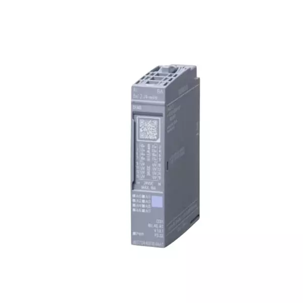 Siemens ET 200SP Series Analog Input Module AI 8xI 2-/4-Wire BA with 24 V DC Rating and 0.7 W Power Loss, 6ES71346GF000AA1