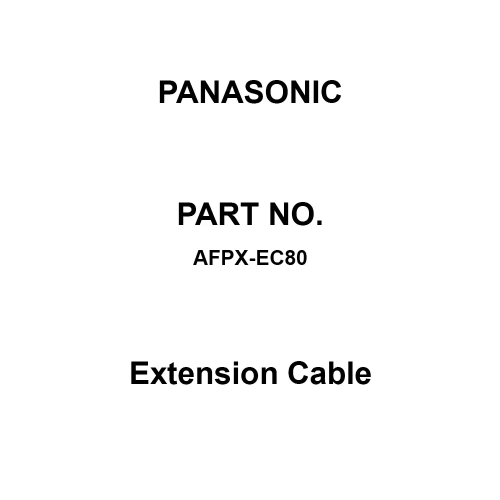 Panasonic Extension Cable 800 cm, AFPX-EC80