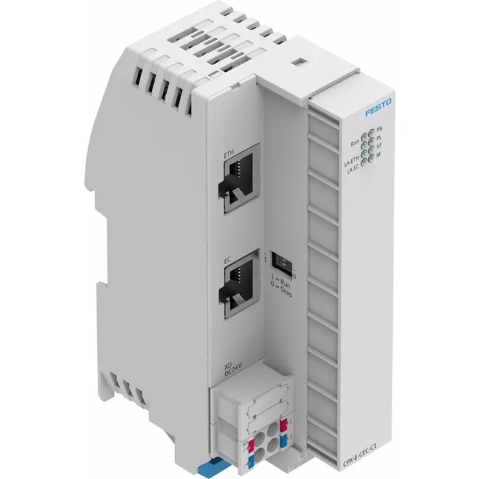 Festo CPX-E Series Controller for Use with Valve Terminals, 24 V dc Supply, CPX-E-CEC-C1