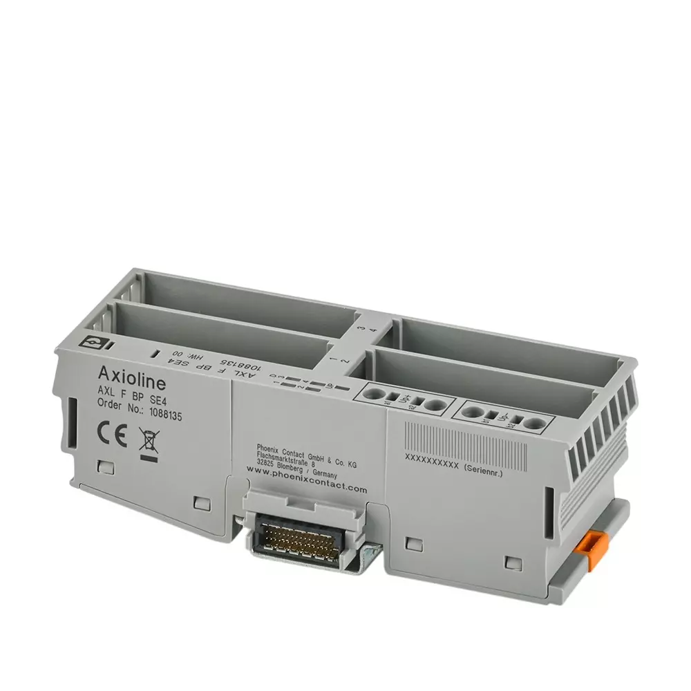 Phoenix Contact Module Carrier Block Modular 2 Interface Light Grey 100 Mbps for Industrial Use, 1088135