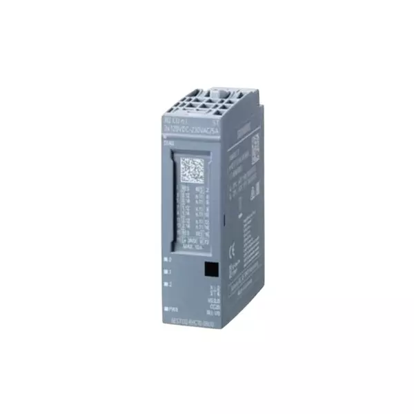 Siemens ET 200SP Series I/O Expansion Module RQ 3x120VDC-230VAC/5A CO n.i. ST with 24 V DC Rating and 1.4 W Power Loss, 6ES71326HC700BU0