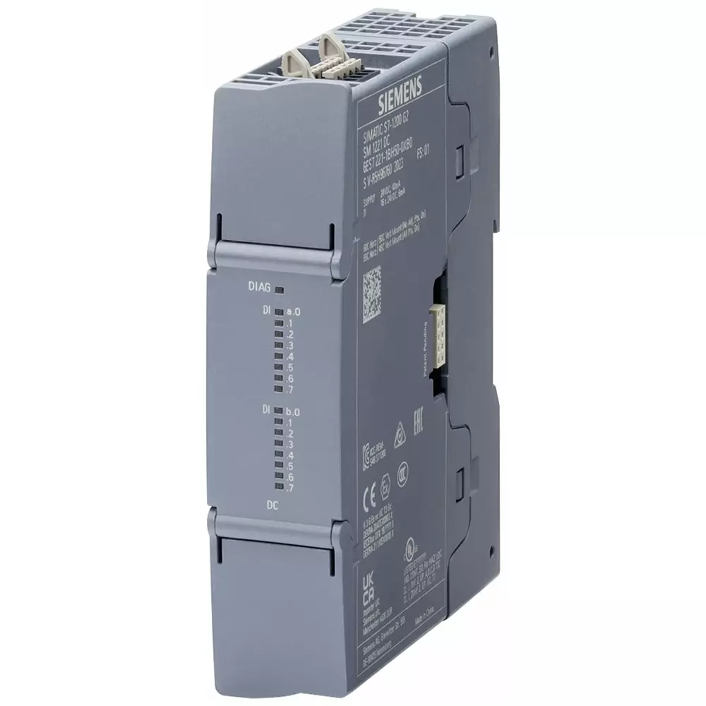 Siemens SIMATIC S7-1200 G2 Series Module for Use with I/O System, Digital, Digital, 24 V, 6ES7223-5BH50-0XB0