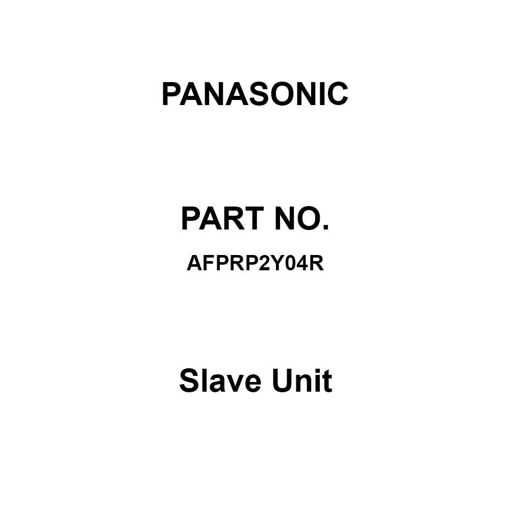 Panasonic Slave Unit4 points Relay output, AFPRP2Y04R