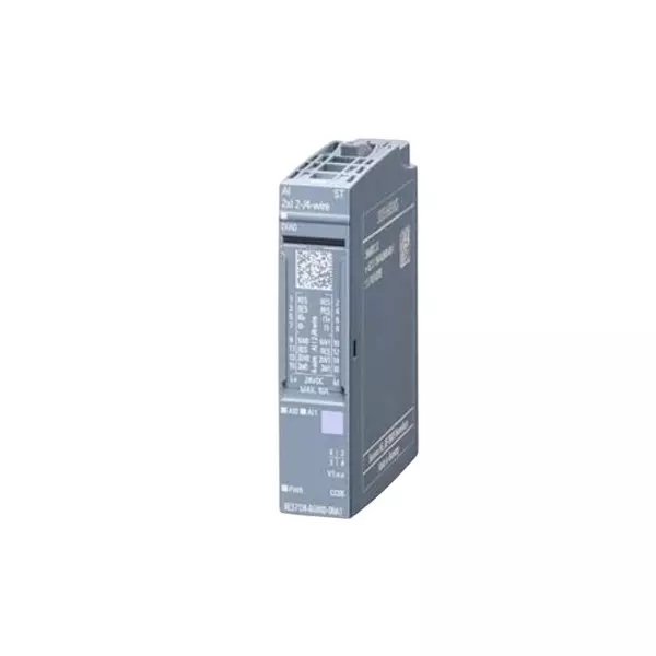 Siemens ET 200SP Series Analog Input Module AI 2xI 2-/4-Wire ST PU1 with 24 V DC Rating and 1.1 W Power Loss, 6ES71346GB000BA1