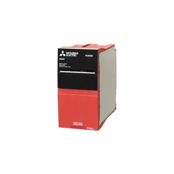 Mitsubishi Electric IQ-R Series Power Supply Module 24 V DC 6.5 A Output on 5 V, R63P