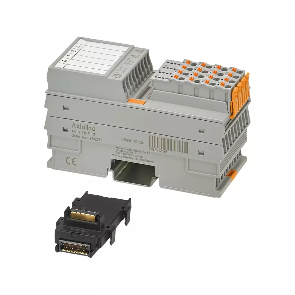 Phoenix Function Module Block Modular 2 Interface Light Grey 100 Mbps 400 V AC (phase/neutral) or 690 V AC (phase/phase) for Industrial Use, 2702671