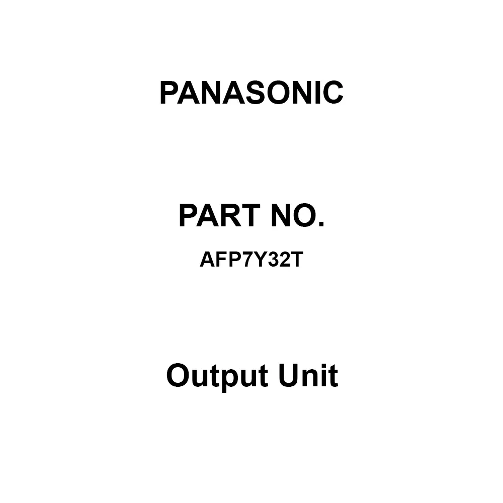 Panasonic Output Unit32 points MIL connector, AFP7Y32T