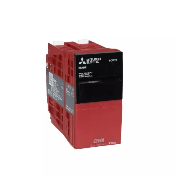 Mitsubishi Electric IQ-R Series Redundant Power Supply Module 100-240 V AC 9 A Output on 5 V, R64RP