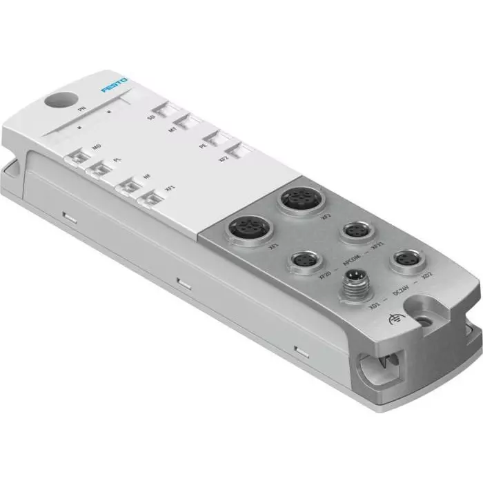 Festo CPX-AP-I Series Fieldbus Interface Module for Use with Valve Terminals, 24 V dc, CPX-AP-I-PN-M12