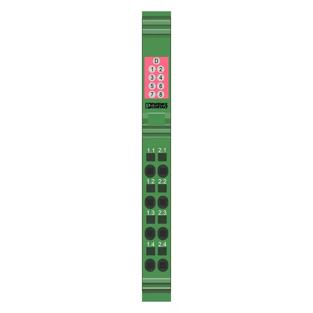 Phoenix Digital Module 2 Interface Green 500 kbps for Industrial Use, 2702793