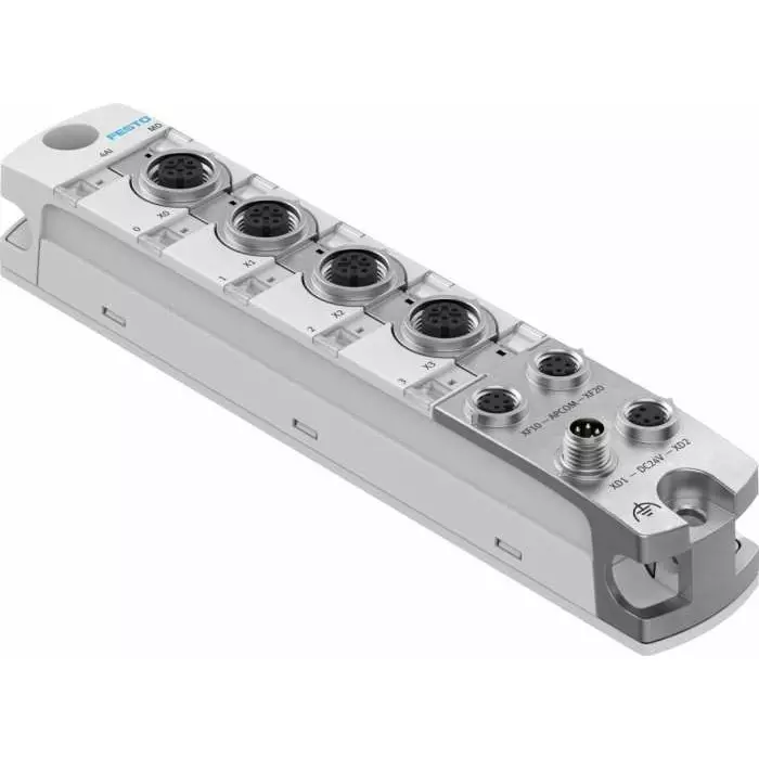 Festo CPX-AP-I Series Analogue Input Module for Use with Valve Terminals, Analog, Socket, 24 V dc, CPX-AP-I-4AI-U-I-RTD-M12