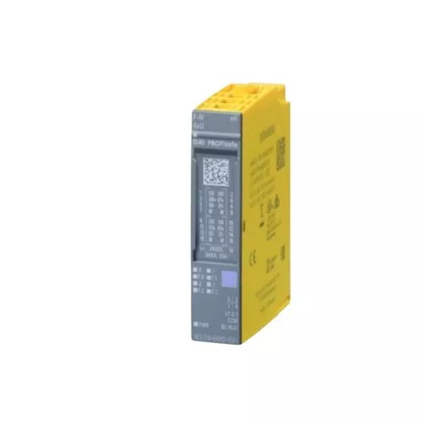 Siemens ET 200SP Series Fail Safe I/O Expansion Modules F-AI 4XU 0 - 10 V HF with 24 V DC Rating and 2 W Power Loss, 6ES71366AB000CA1