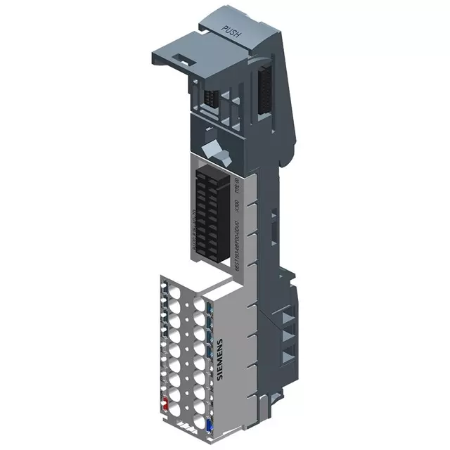 Siemens ET 200SP Series Base Unit Type U0 BU20-P16+A0+2D PU 1 with 10 A Current Carrying Capacity, 6ES71936BP000DU0