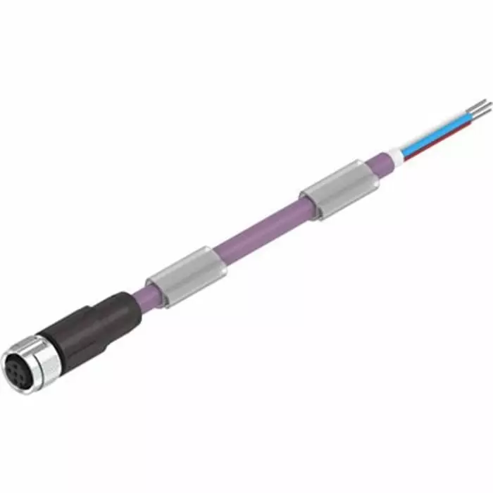 Festo NEBC Series Connecting Cable, 0 - 30 V DC, NEBC-M12G5-ES-5-LE5-CO