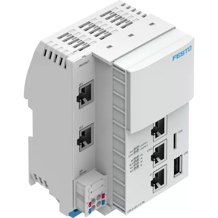 Festo CPX-E Series Controller for Use with Valve Terminals, 24 V dc Supply, CPX-E-CEC-M1-PN