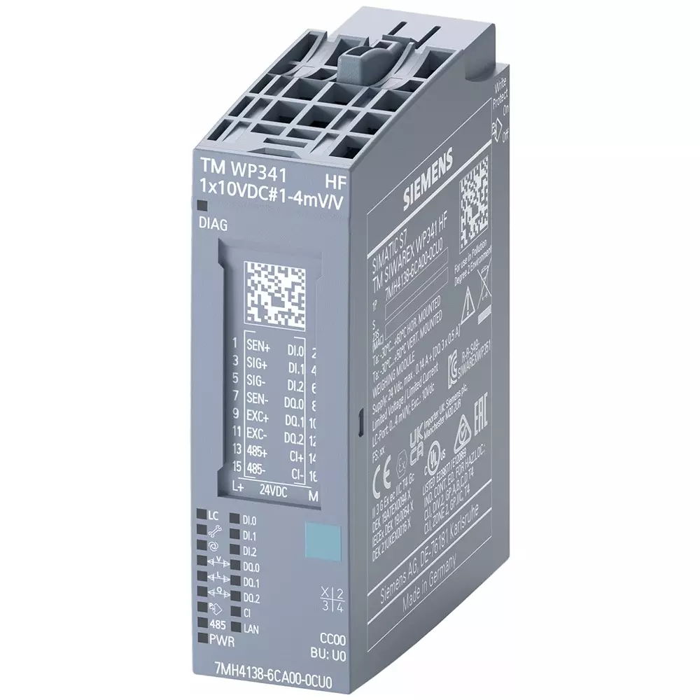 Siemens 7MH4138-6CA Series Module for Use with ET 200SP, TM SIWAREX WP351 HF, Digital, Digital, 7MH4138-6CA00-0CU0