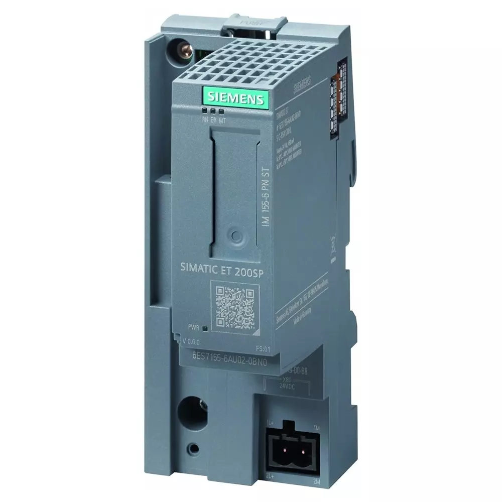 Siemens 6ES7155 Series Interface Module for Use with PROFINET, 24 V DC, 6ES7155-6AA02-0BN0