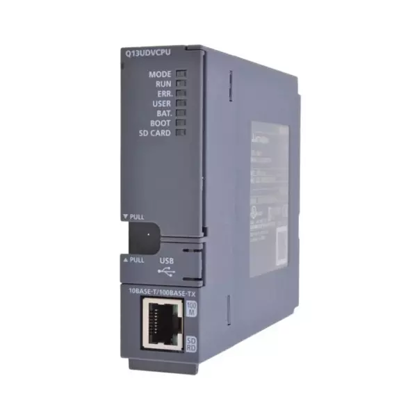 Mitsubishi Electric Q Series Central Processing Unit Universal Model QCPU STEPS 130K Program Memory 0.58 A, Q13UDVCPU
