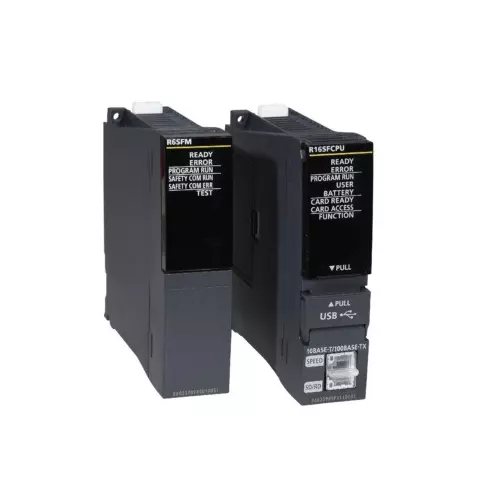 Mitsubishi Electric IQ-R PLC Central Processing Unit Safety CPU STEPS 160K Program Memory 0.76 A, R16SFCPU-SET