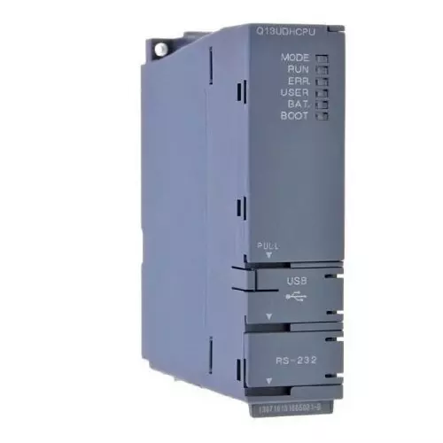 Mitsubishi Electric Q Series Central Processing Unit Universal Model QCPU STEPS 130K Program Memory 0.39 A, Q13UDHCPU