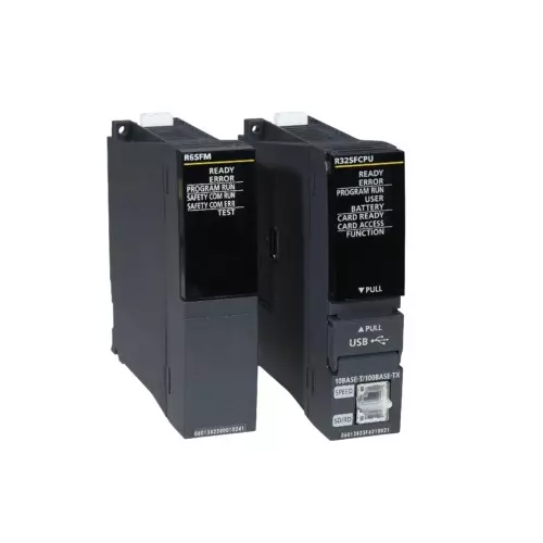 Mitsubishi Electric IQ-R PLC Central Processing Unit Safety CPU STEPS 320K Program Memory 0.76 A, R32SFCPU-SET