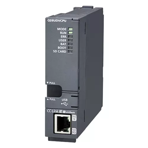 Mitsubishi Electric Q Series Central Processing Unit Universal Model QCPU STEPS 260K Program Memory 0.58 A, Q26UDVCPU