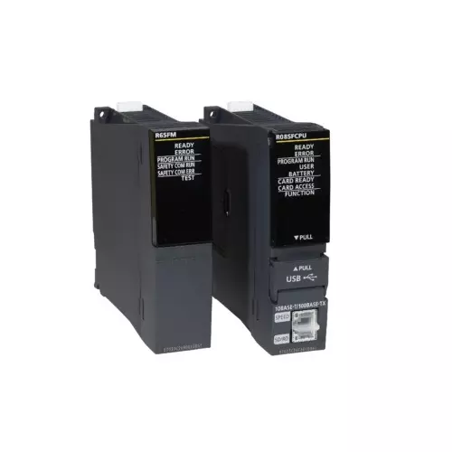 Mitsubishi Electric IQ-R PLC Central Processing Unit Safety CPU STEPS 80K Program Memory 0.76 A, R08SFCPU-SET