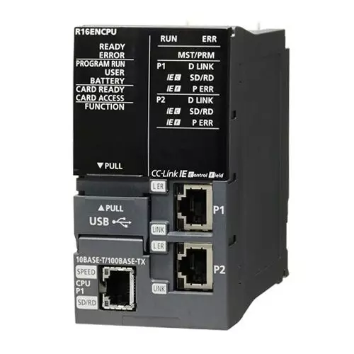 Mitsubishi Electric IQ-R PLC Central Processing Unit Standard CPU (With CC-Link IE) STEPS 160K Program Memory 1.49 A, R16ENCPU