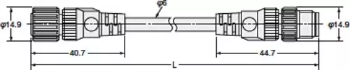 Omron Connectors For Proximity Sensor & Its XS2W-D421-J81-F