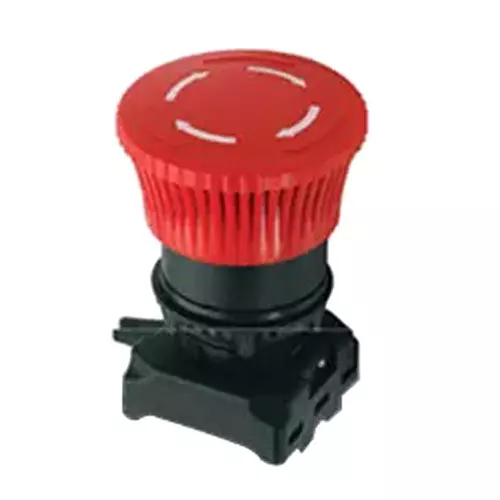 L&T [ Lauritz Knudsen ] Gen Next 22.5 mm Mushroom Head Push Button, EMN_MD1 Series
