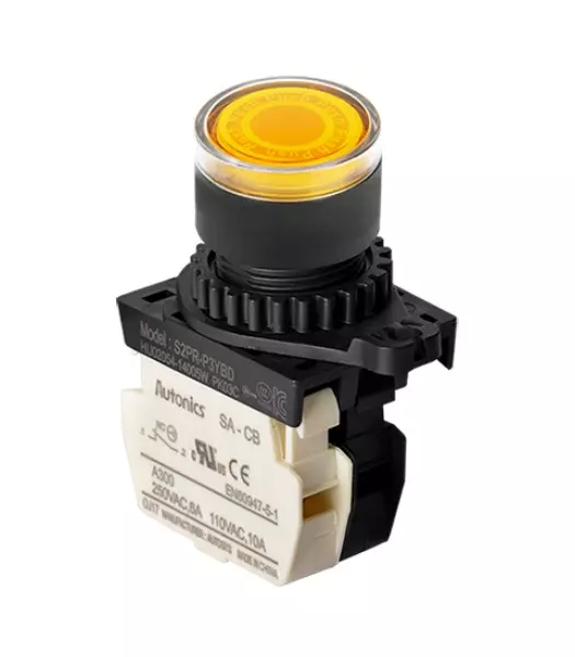 Autonics S2PR Series S2PR-P3YBL Push Button Switch