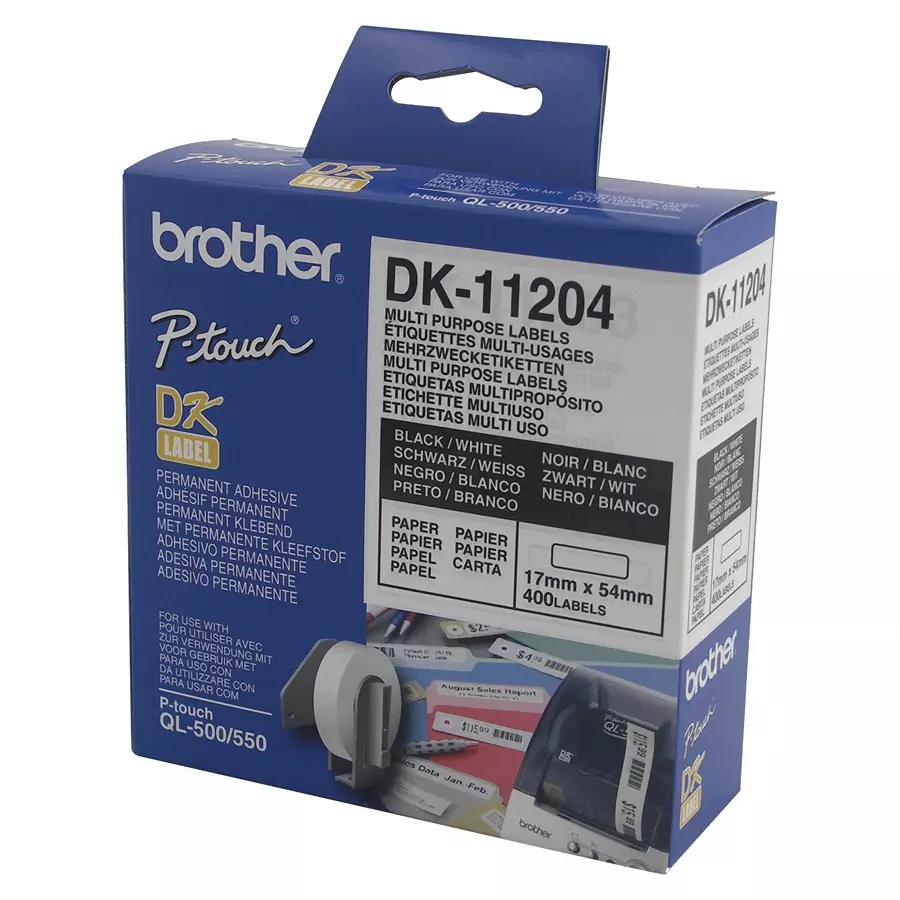 BROTHER Label, Multi Purpose, DK11204