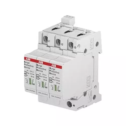 ABB - SOULE Mains Surge Protector, 275Vac, Din Rail, 2CTB815710R0600