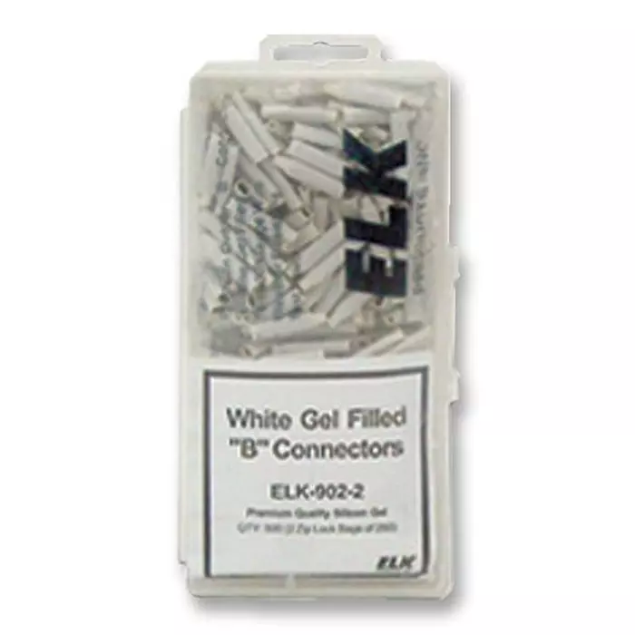 ELK PRODUCTS Terminal, Wire Splice, 26-22Awg, White, Gel Filled, ELK9022 (Pack of 500)