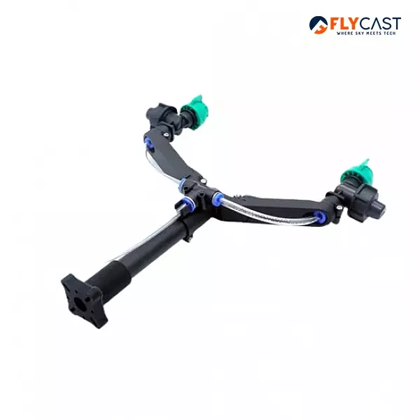 Flycast Y Type Dual Nozzle With Soft Rubber Connector and Quick Release Pneumatic Head