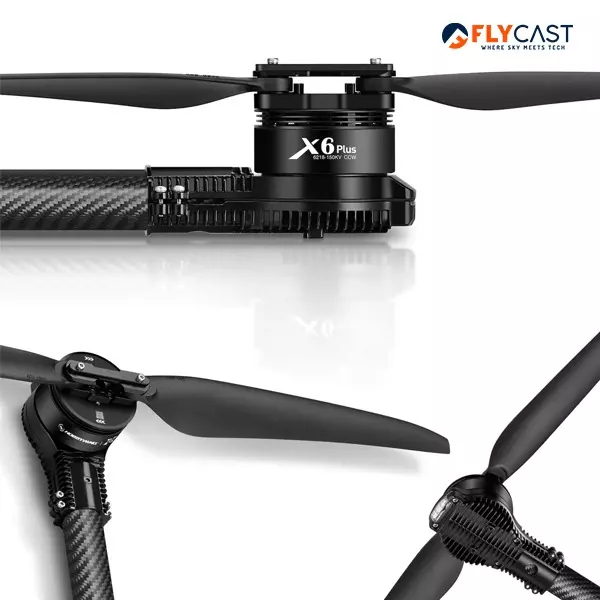 Flycast EFT E610 Agriculture Drone With 23-24 inch (584-609 mm) Propeller Size and 6 Axis Configuration