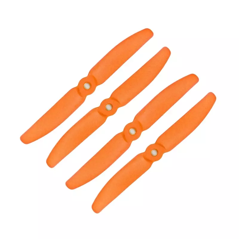 Orange HD Propellers 5040(5X4.0) Glass Fiber Nylon Props Orange 2CW+2CCW-2pairs